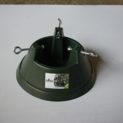 Plastic Christmas tree stand adjustable to the size of the tree using screws