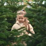 Children love shopping for Christmas trees